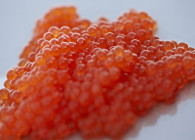 Trout caviar - orange colour